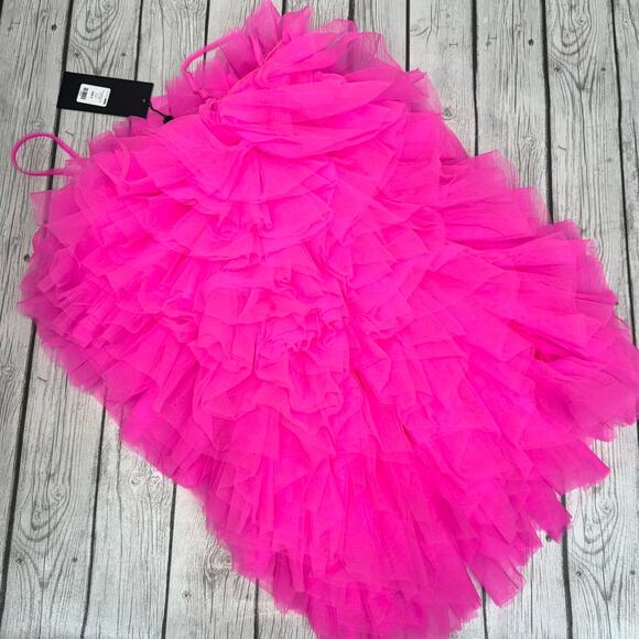 NWT Fashion Nova Pink Dreams Tulle Mini Dress Size Small - Picture 6 of 7